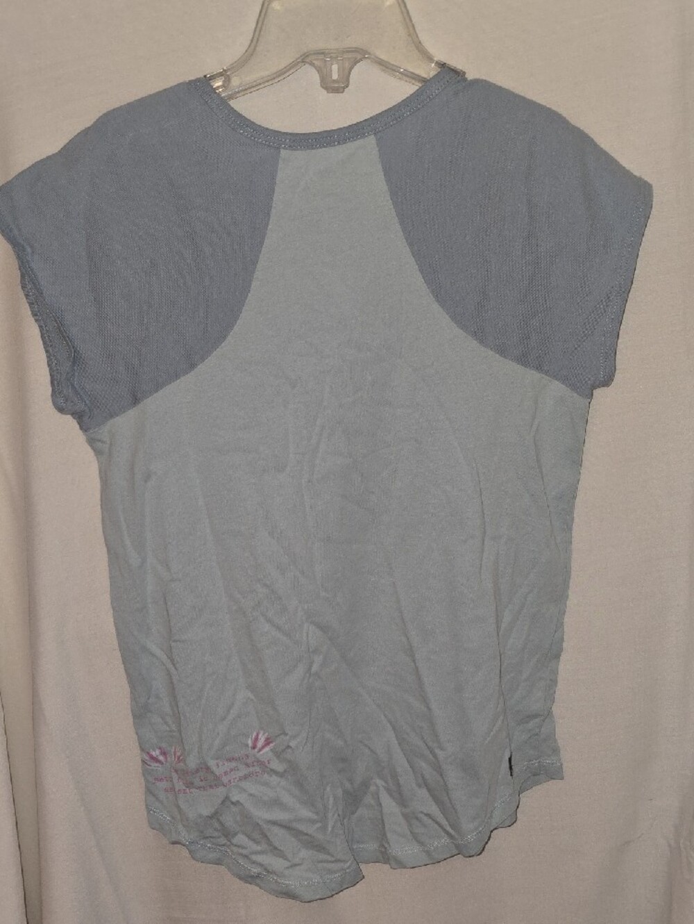 Tea Collection Light Blue Raglan Tee with Colorful Fish Print - Picture 4 of 6